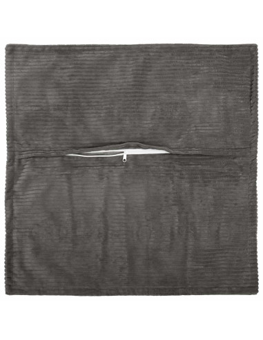 Federa 2 pz HOUTEN Grigio Scuro 35 x 35 cm corduroy