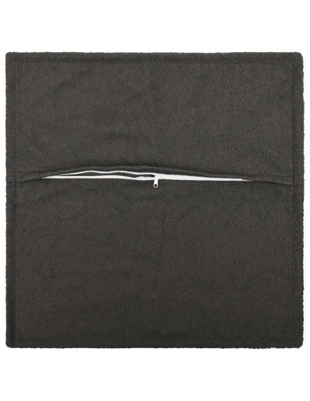 Federa 2 pcs HOUTEN Grigio Scuro 50 x 50 cm Bouclé