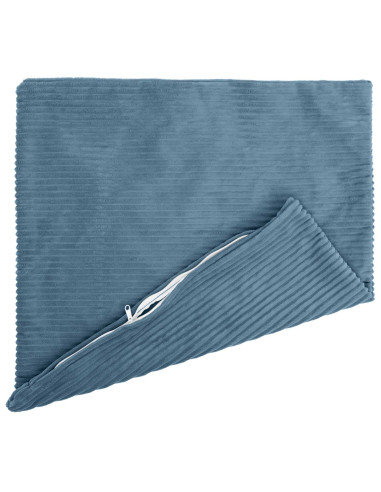 Federa 2 pcs HEERLEN Blu 60 x 60 cm corduroy