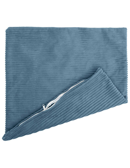 Federa 2 pcs HEERLEN Blu 60 x 60 cm corduroy