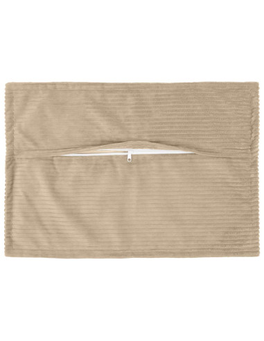 Federa 2 pz HOUTEN Tortora 50 x 70 cm corduroy