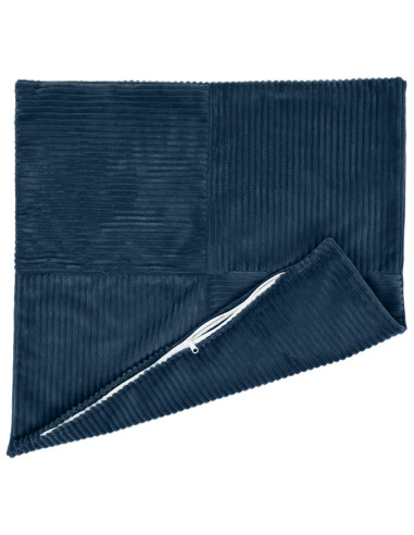 Federa 6 pcs ALMELO Blu navy 40 x 40 cm corduroy