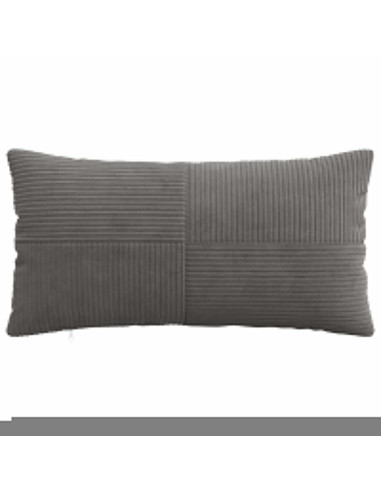 Federa 6 pcs ALMELO Grigio Scuro 40 x 70 cm corduroy