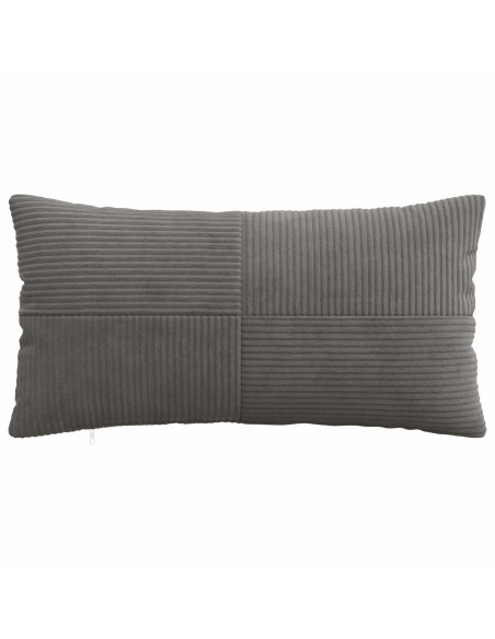 Federa 6 pcs ALMELO Grigio Scuro 40 x 70 cm corduroy