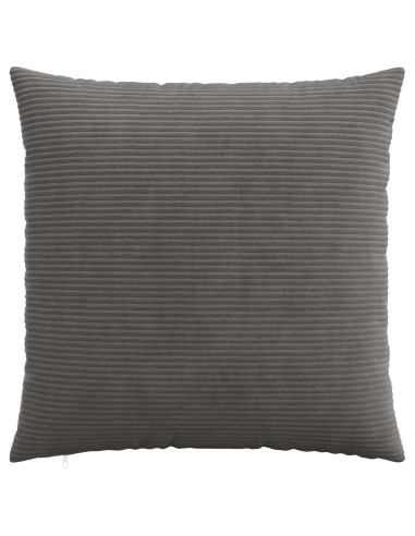 Federa 6 pcs HEERLEN Grigio Scuro 55 x 55 cm corduroy