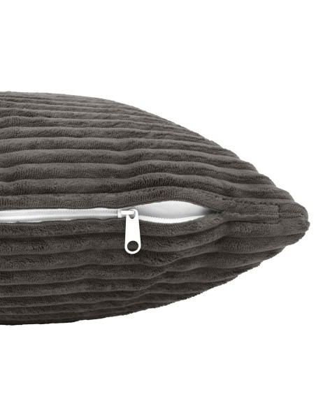 Federa 6 pcs HEERLEN Grigio Scuro 55 x 55 cm corduroy