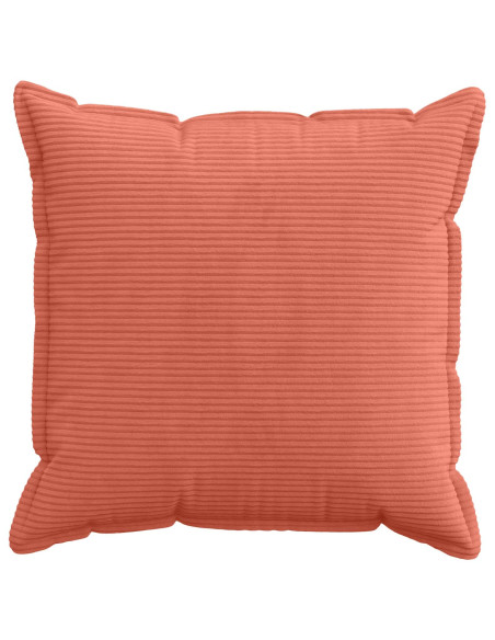 Federa 6 pz HOUTEN Rosso Arancio 80 x 80 cm corduroy