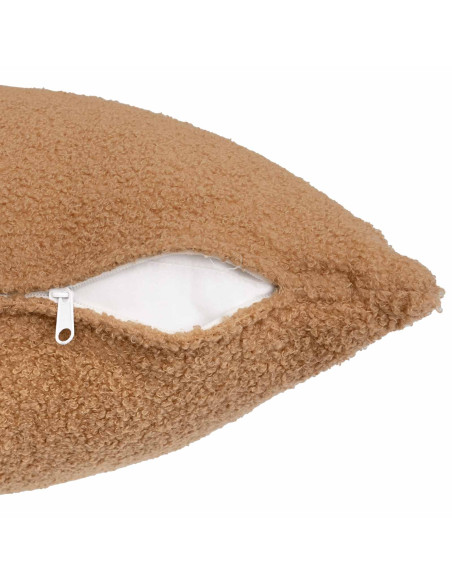 Federa 6 pcs HEERLEN Beige 35 x 35 cm Bouclé