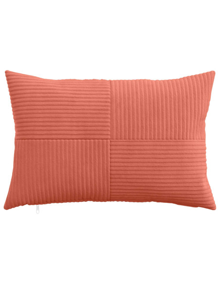 Federa 2 pcs ALMELO Rosso Arancio 40 x 60 cm corduroy