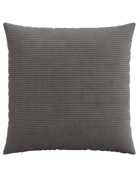 Federa 2 pcs HEERLEN Grigio Scuro 55 x 55 cm corduroy