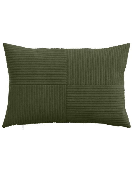 Federa 2 pcs ALMELO Verde 30 x 50 cm corduroy