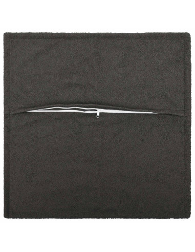 Federa 2 pcs HOUTEN Grigio Scuro 35 x 35 cm Bouclé