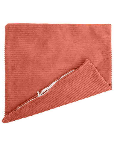 Federa 6 pcs HEERLEN Rosso Arancio 80 x 80 cm corduroy