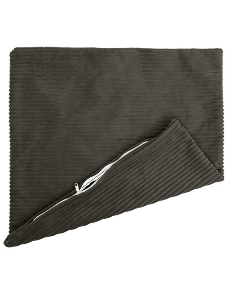 Federa 2 pcs HEERLEN Antracite 80 x 80 cm corduroy