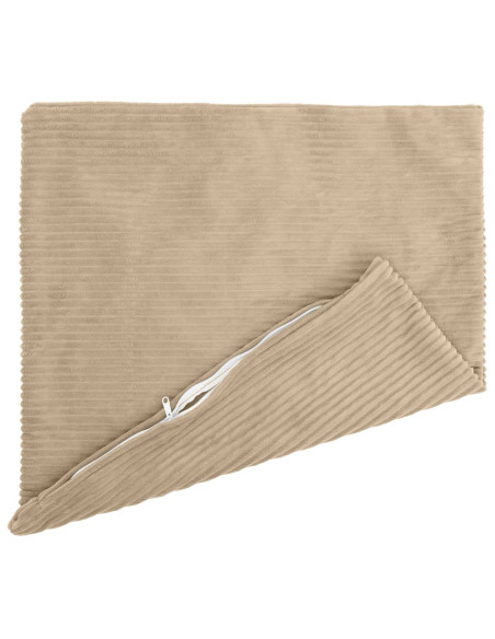 Federa 6 pcs HEERLEN Tortora 80 x 80 cm corduroy