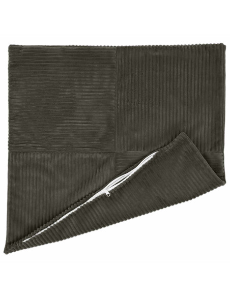 Federa 6 pcs ALMELO Antracite 30 x 30 cm corduroy