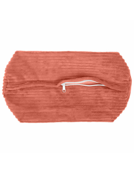 Federa 6 pz HEERLEN Rosso Arancio Ø 15 x 40 cm corduroy