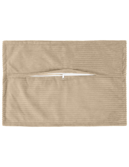 Federa 6 pz HOUTEN Tortora 50 x 75 cm corduroy