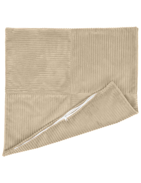 Federa 6 pcs ALMELO Tortora 40 x 40 cm corduroy