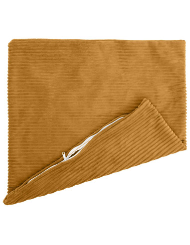 Federa 2 pcs HEERLEN Giallo 60 x 60 cm corduroy