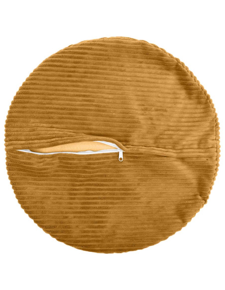 Federa 2 pcs HEERLEN Giallo Ø 50 cm corduroy