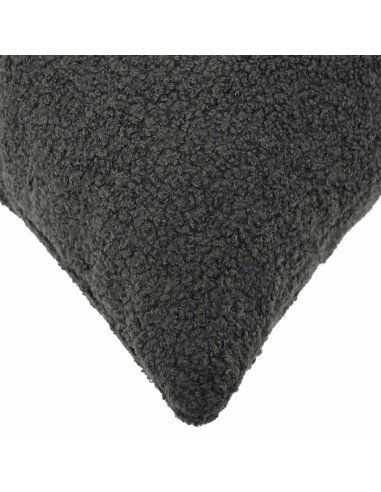 Federa 2 pcs HEERLEN Grigio Scuro 35 x 35 cm Bouclé