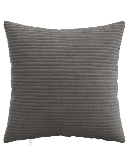 Federa 2 pcs HEERLEN Grigio Scuro 40 x 40 cm corduroy