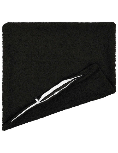 Federa 2 pcs HEERLEN Nero 45 x 45 cm Bouclé