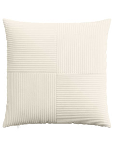 Federa 6 pcs ALMELO Crema 80 x 80 cm corduroy 2