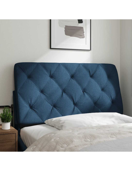 Cuscino Testiera Blu 100 cm in Tessuto