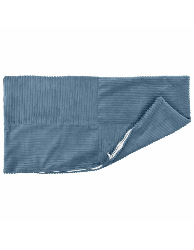 Federa 6 pcs ALMELO Blu 40 x 60 cm corduroy