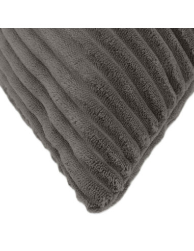 Federa 6 pcs ALMELO Grigio Scuro 35 x 35 cm corduroy