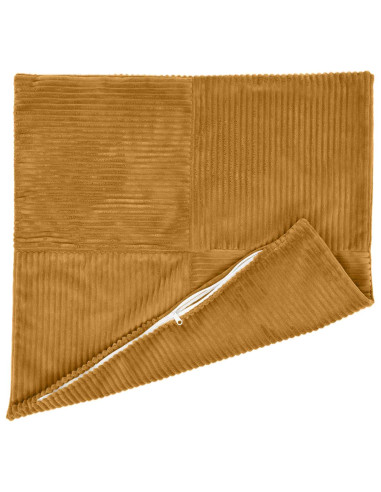 Federa 6 pcs ALMELO Giallo 40 x 40 cm corduroy