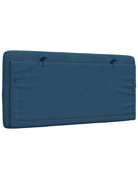 Cuscino Testiera Blu 100 cm in Tessuto