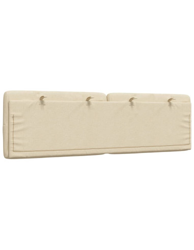 Cuscino Testiera Crema 160 cm in Tessuto