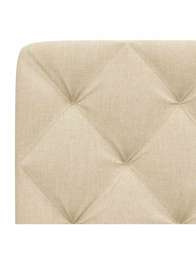 Cuscino Testiera Crema 160 cm in Tessuto
