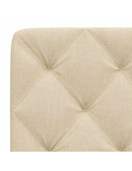 Cuscino Testiera Crema 160 cm in Tessuto