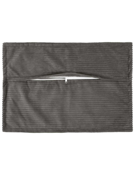 Federa 6 pz HOUTEN Grigio Scuro 50 x 70 cm corduroy