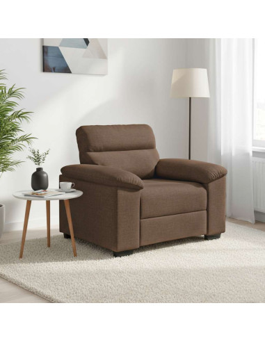 Poltrona Marrone 100x81x84 cm in Tessuto