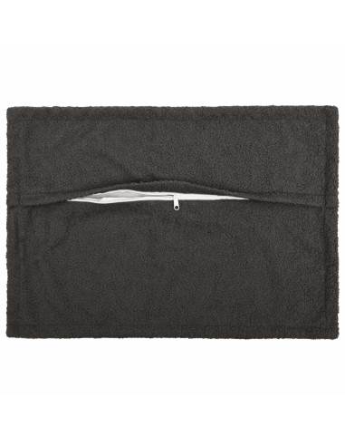 Federa 2 pcs HOUTEN Grigio Scuro 30 x 50 cm Bouclé