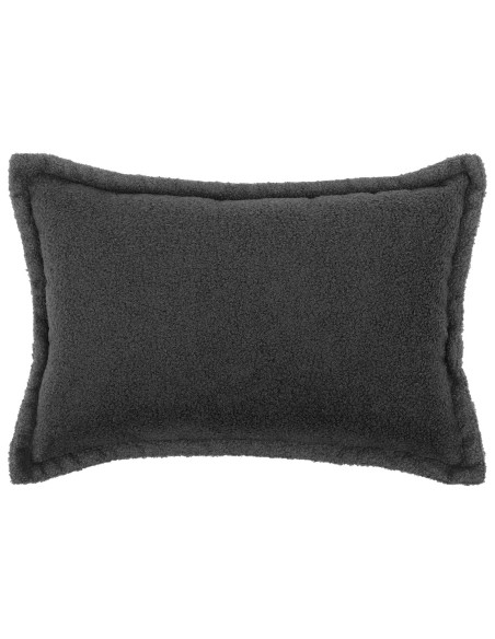 Federa 6 pcs HOUTEN Grigio Scuro 30 x 50 cm Bouclé