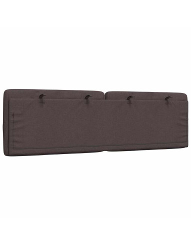 Cuscino Testiera Marrone Scuro 160 cm in Tessuto