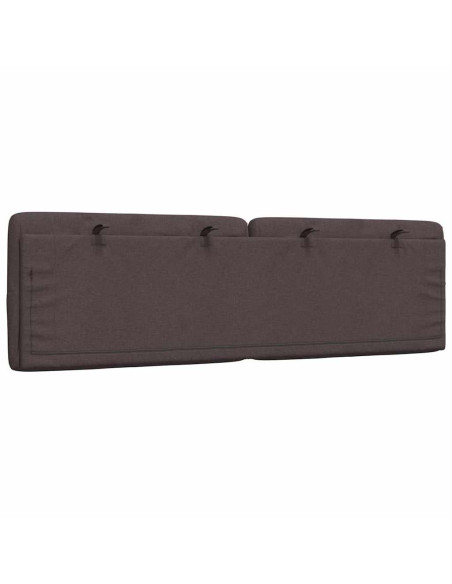Cuscino Testiera Marrone Scuro 160 cm in Tessuto