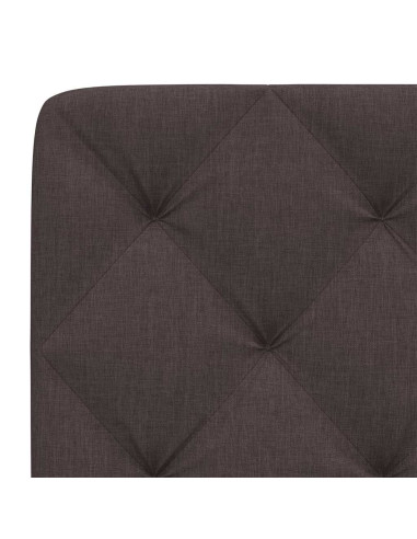 Cuscino Testiera Marrone Scuro 160 cm in Tessuto