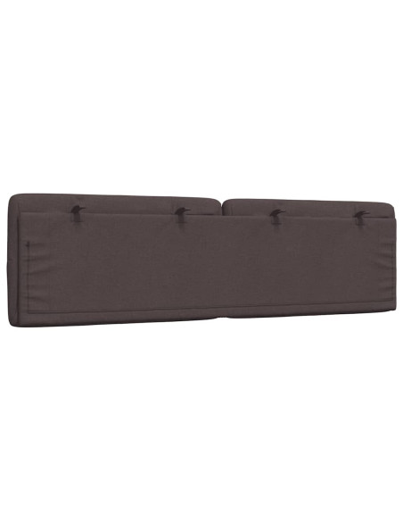 Cuscino Testiera Marrone Scuro 180 cm in Tessuto