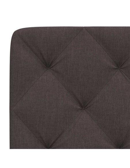 Cuscino Testiera Marrone Scuro 180 cm in Tessuto