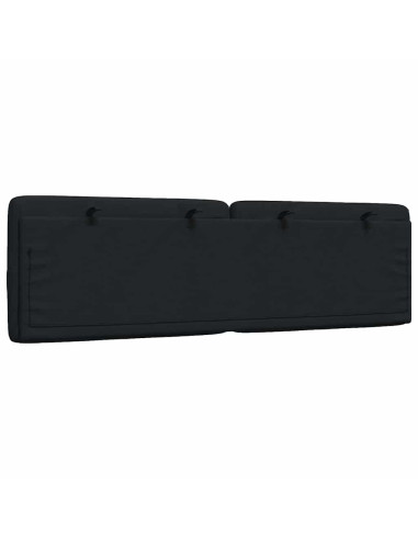 Cuscino Testiera Nero 160 cm in Tessuto