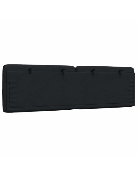 Cuscino Testiera Nero 160 cm in Tessuto