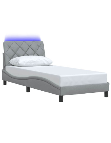 Giroletto con LED senza Materasso 80x200 cm Tessuto