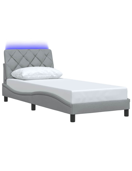 Giroletto con LED senza Materasso 80x200 cm Tessuto